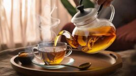 Jasmine Green Tea Infused Iced Beverage