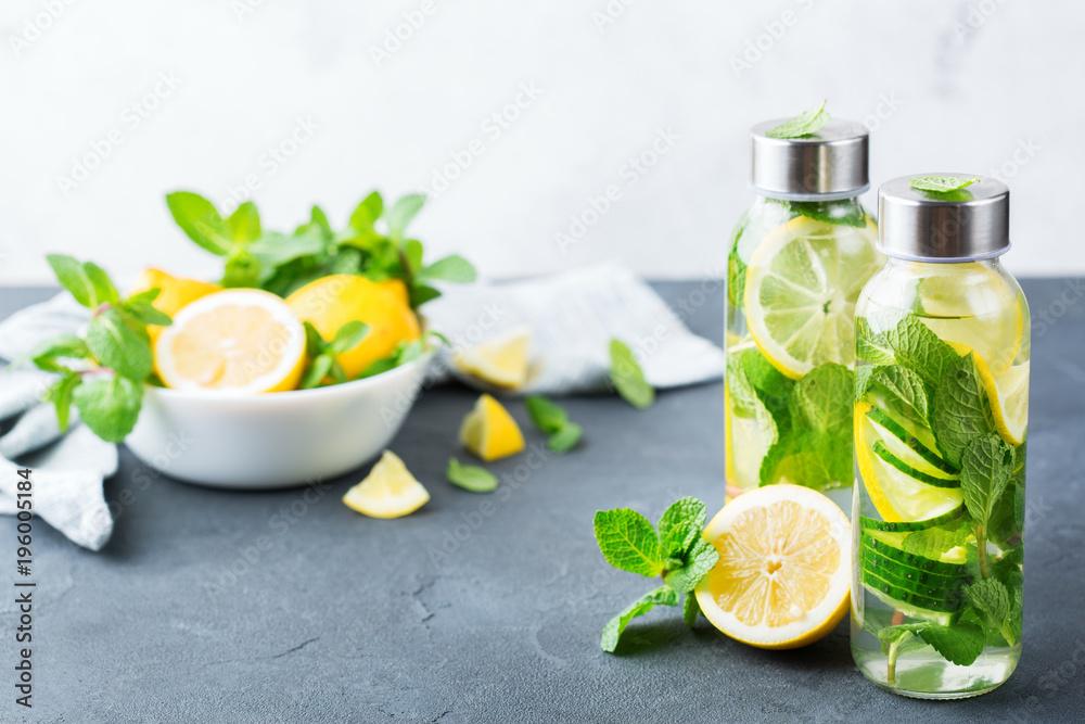 Thyme & Lemon Infused Detox Water