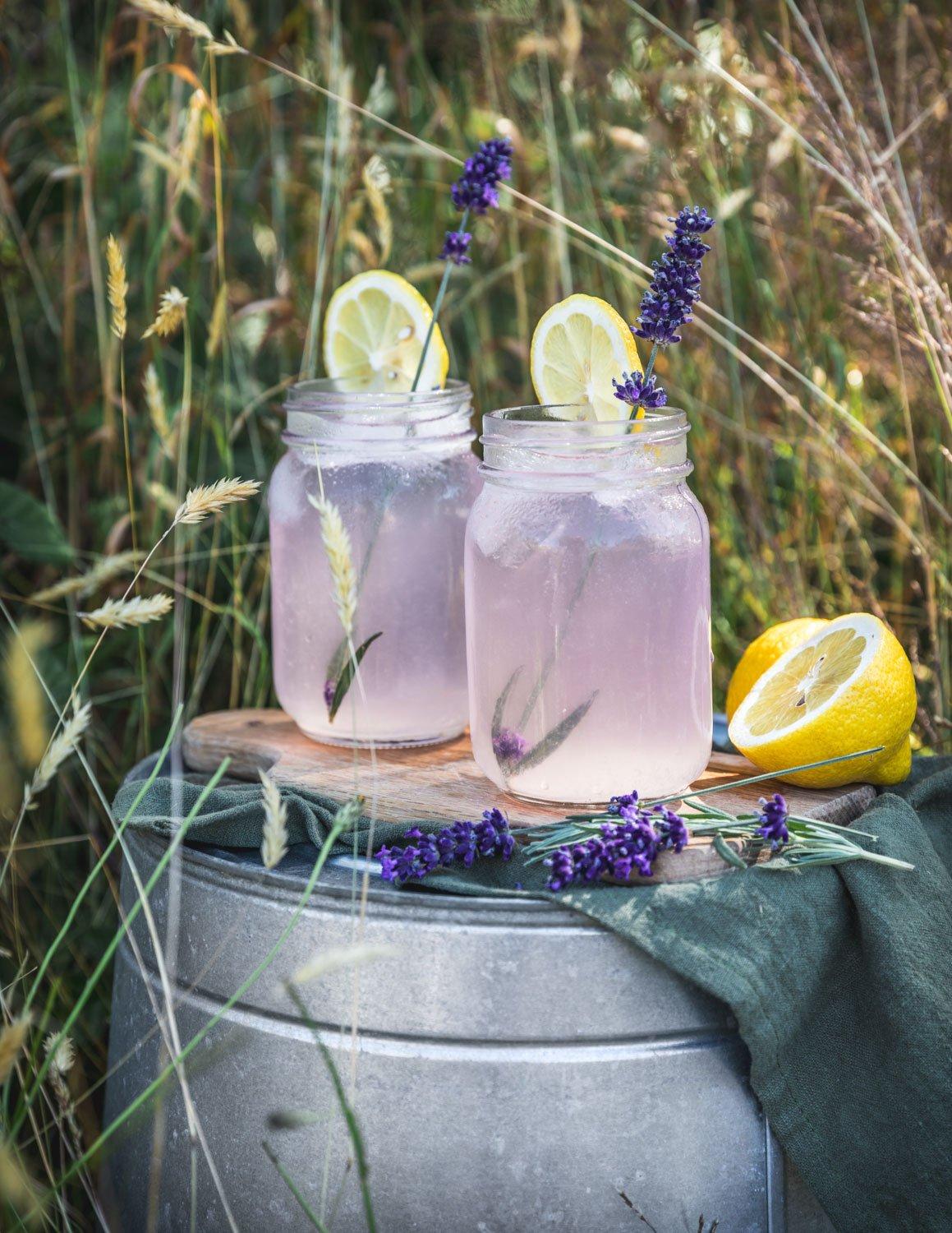 Lavender Honey Infused Summer Lemonade