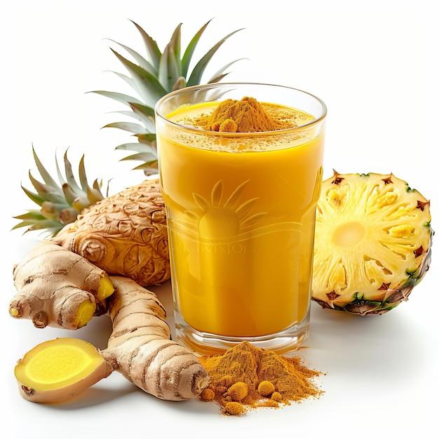 Pineapple Turmeric Ginger Juice Infusion