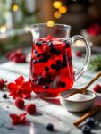 Sweet Holiday Berry Hibiscus Tea Infusion