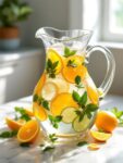 Christmas Crisp Winter Citrus Mint Water Infusion