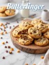 Butterfinger & Chocolate Chip Mashup Cookies