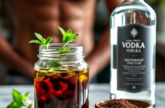 Rich Peppermint Mocha Tincture for Treats