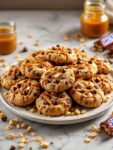 Snickers & Caramel Crunch Cookies When… You Can’t Decide Between Dessert and Dinner, so Why Not Both?