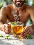 Herbal Eucalyptus Peppermint Tea Infusion for Breathing