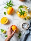 Bright Mango Mint Water Infusion for Refreshment