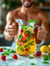 Sweet Strawberry Basil Lemonade Infusion for Picnics