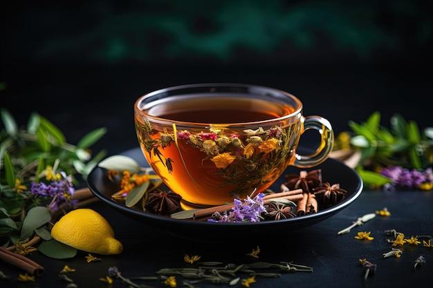 Blackberry Sage Herbal Infusion Tea