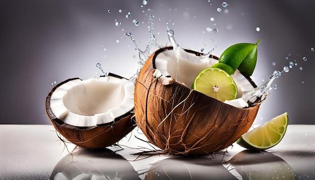 Coconut Lime Refreshing Infused Water