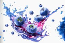 Blueberry Basil Sparkling Water Infusion