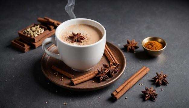 Chai-Spiced Infused Tea Latte