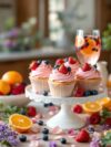 Berry Sangria Sparkler Cupcakes for Your Sweetheart