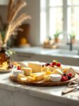 Valentines Board Food: Brandy-Infused Cheese Platter