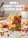 M&M’s Chewy Fruity Cookie Bars