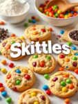 Skittle Chewy Candy Cookies