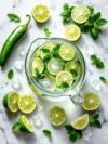 Spicy Twist: Jalapeño and Lime Infused Hydration (Infused Water Recipe)