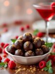 Chocolate Raspberry Martini Truffles for Your Valentine