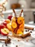 Cozy Cinnamon Apple Brandy Infusion With Cloves