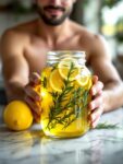 Bright Lemon Rosemary Vinegar Infusion for Salads