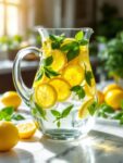 Bright Lemon Basil Holiday Water Infusion