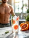 Zesty Grapefruit Rosemary Sparkling Water