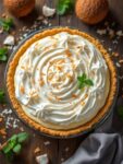 Coconut Cream Pie With Rum Whipped Topping for Valentine’s Day