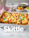 Skittle Rainbow Cookie Bars