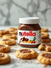 Nutella and Sea Salt Caramel Cookies