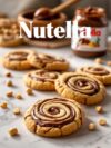 Nutella Swirl Hazelnut Cookies