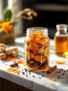 Spicy Ginger Turmeric DIY Cocktail Infusion Jar Gift for Immunity
