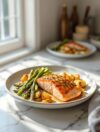 Maple Mustard Glazed Salmon: A Dish Fit for a Prime Minister’s Dinner!