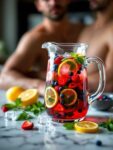 Bright Berry Basil Holiday Lemonade