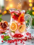 Christmas Lively Pomegranate Citrus Water Infusion for Joy