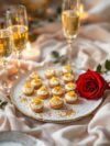 Flirty French 75 Cocktail Bites for Valentine’s