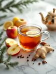 Christmas Fruity Holiday Apple Ginger Tea Infusion