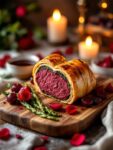 Valentine’s Heart-Shaped Beef Wellington With Red Wine