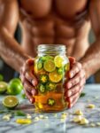 Spicy Jalapeño Lime Infused Vinegar for Salsa