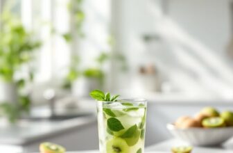 How to Prepare a Refreshing Kiwi Basil Fresca