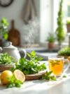 How to Make a Refreshing Lemon Balm and Mint Tea