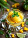 Mango Mojito Sorbet to Celebrate Your Valentine