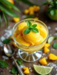 Mango Mojito Sorbet to Celebrate Your Valentine