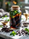 Merry Mint Chocolate Liqueur Infusion With Vanilla
