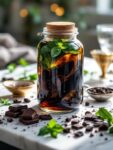 Merry Mint Chocolate Liqueur Infusion With Vanilla
