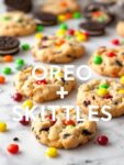 Oreo and Skittle Surprise Cookies