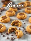 Reese’s Peanut Butter Cup Stuffed Cookies