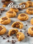 Reese’s Peanut Butter Cup Stuffed Cookies