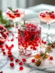 Joyful Pomegranate Gin Infusion With Rosemary