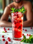 Joyful Cranberry Mint Ice Tea