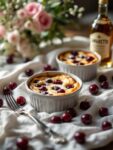 Amaretto Cherry Clafoutis for Two on Valentine’s Day